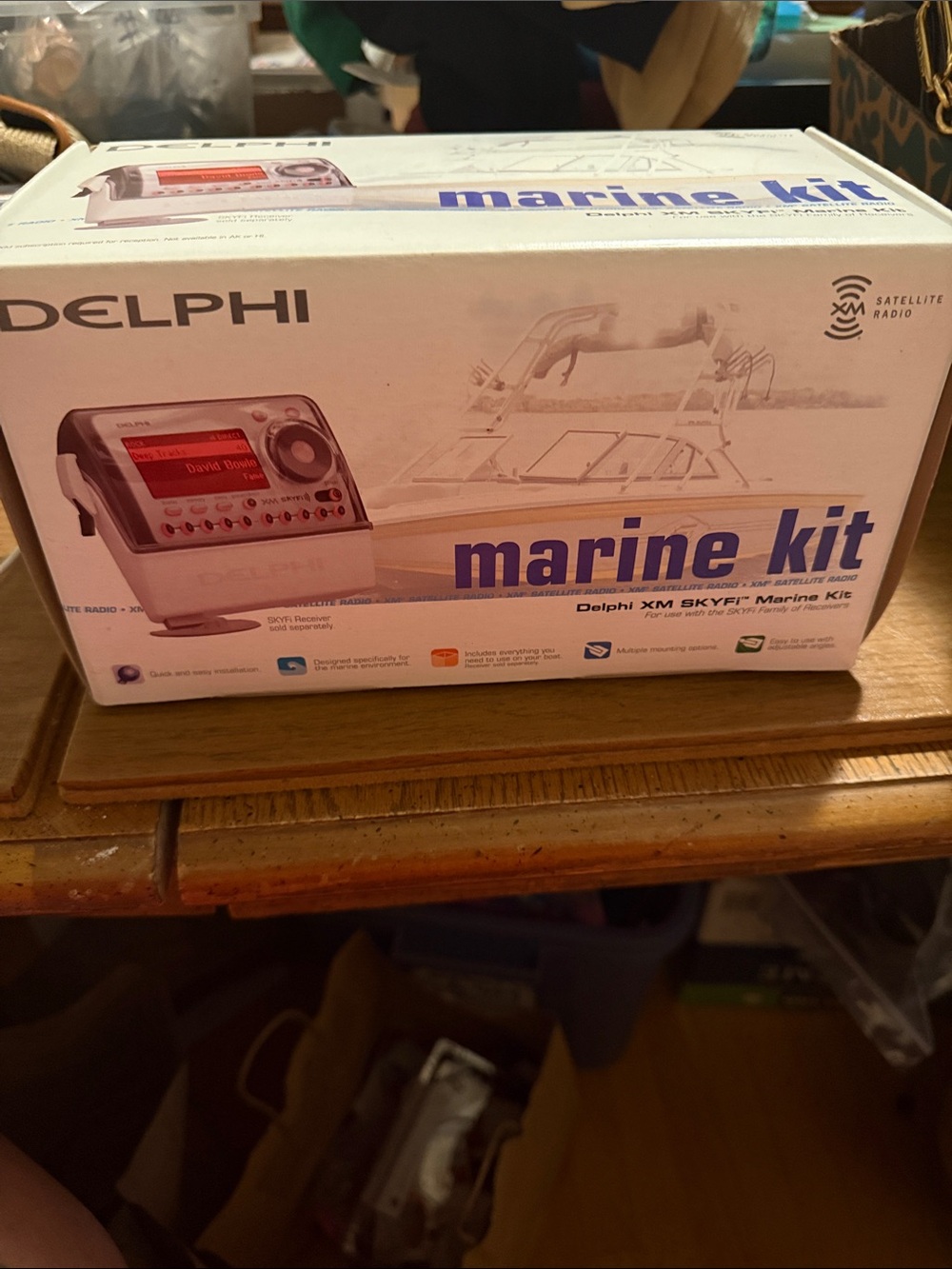 Delphi Marine Kit - Delphi XM SkyFi Marine Radio Kit. New Old Stock